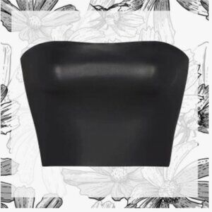 Skims FAUX LEATHER BANDEAU